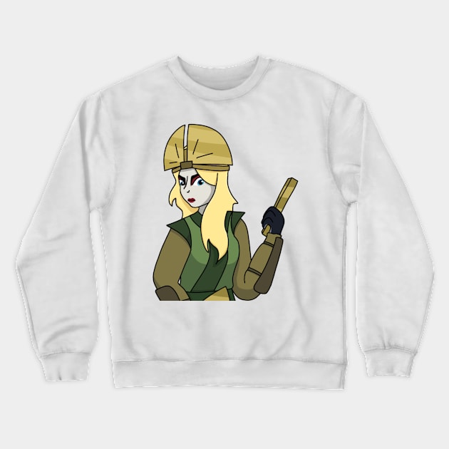 Rachel as Kyoshi Crewneck Sweatshirt by ceolsonart